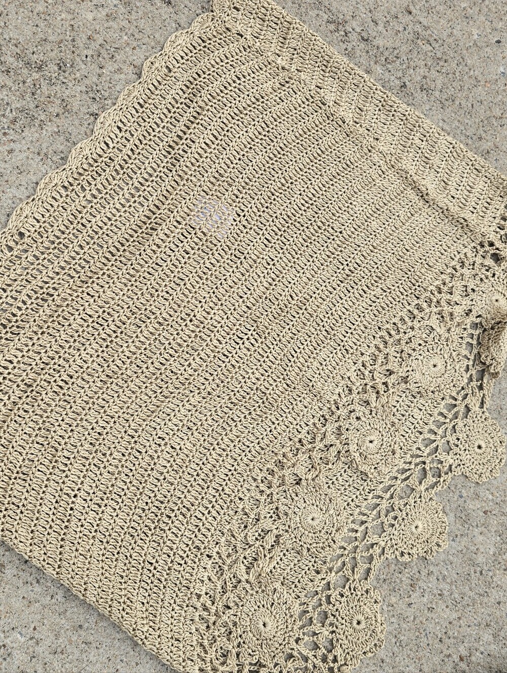 Vintage Y2K VENUS Knit Gold Halter Top Boho Festival Skirt Beachy Set M 2pc - Picture 3 of 5